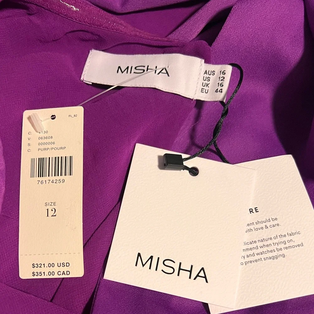 Anthropologie MISHA Halter Mini Dress - Picture 15 of 16